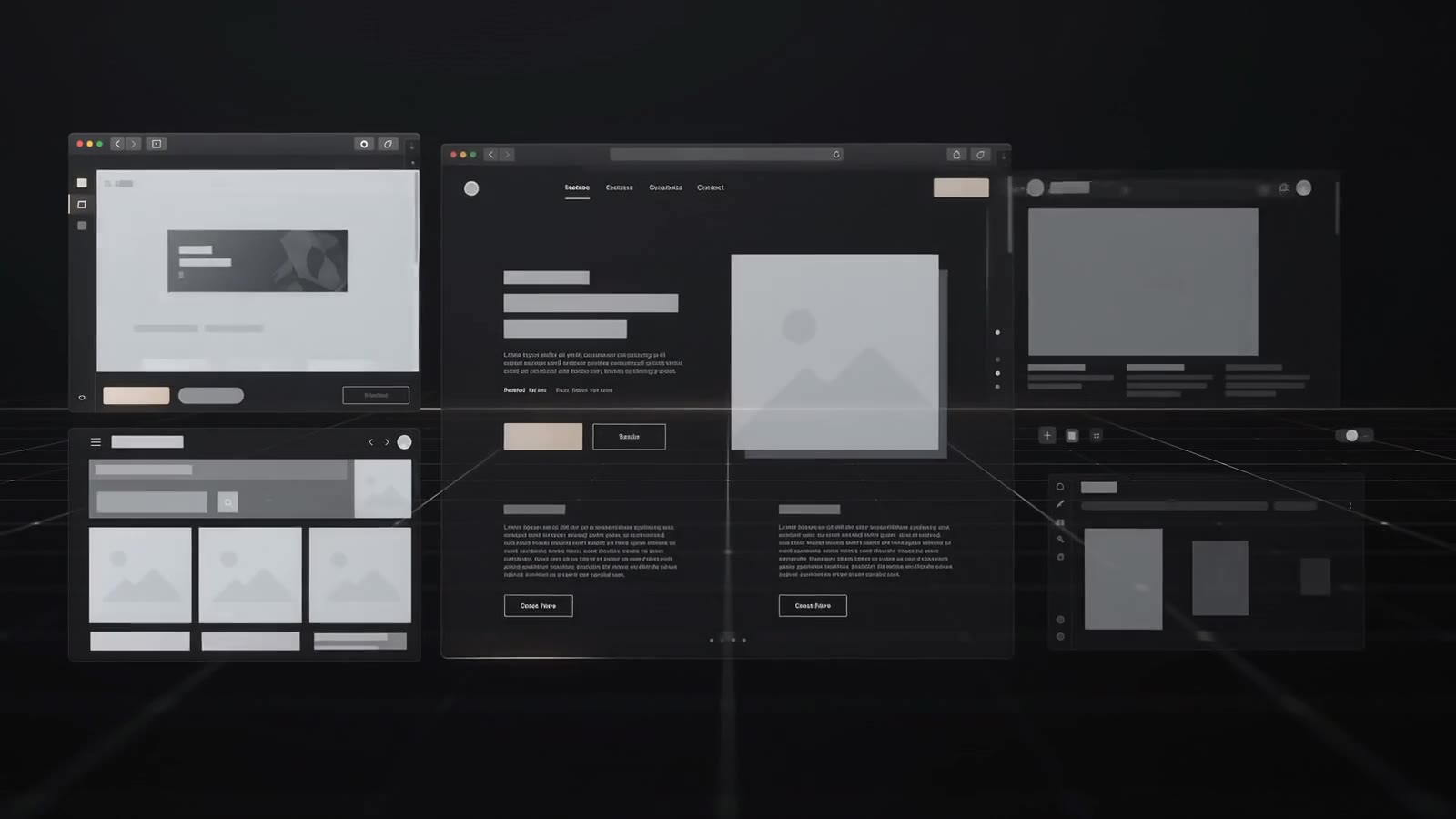 A website interface taking shape